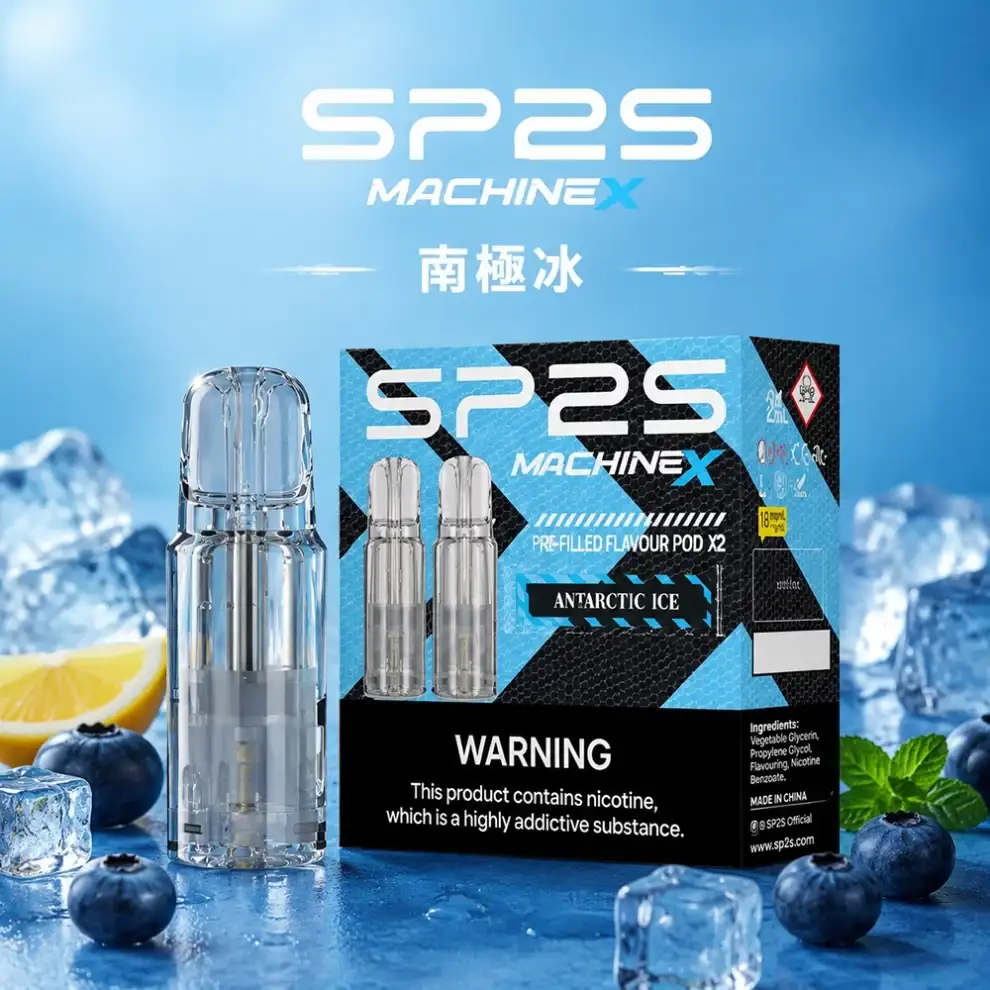 SP2S MAX煙彈-南極冰口味 SP2S MAX煙彈【南極冰口味】4ml×2顆裝・適配SP2S MAX主機:圖片 1